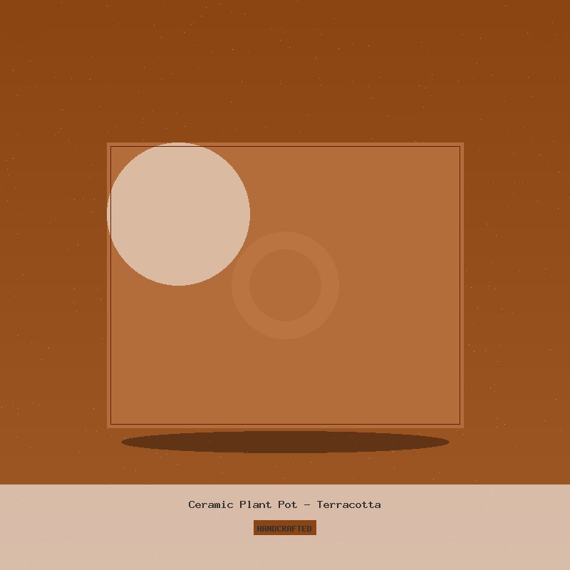 Ceramic Plant Pot - Terracotta