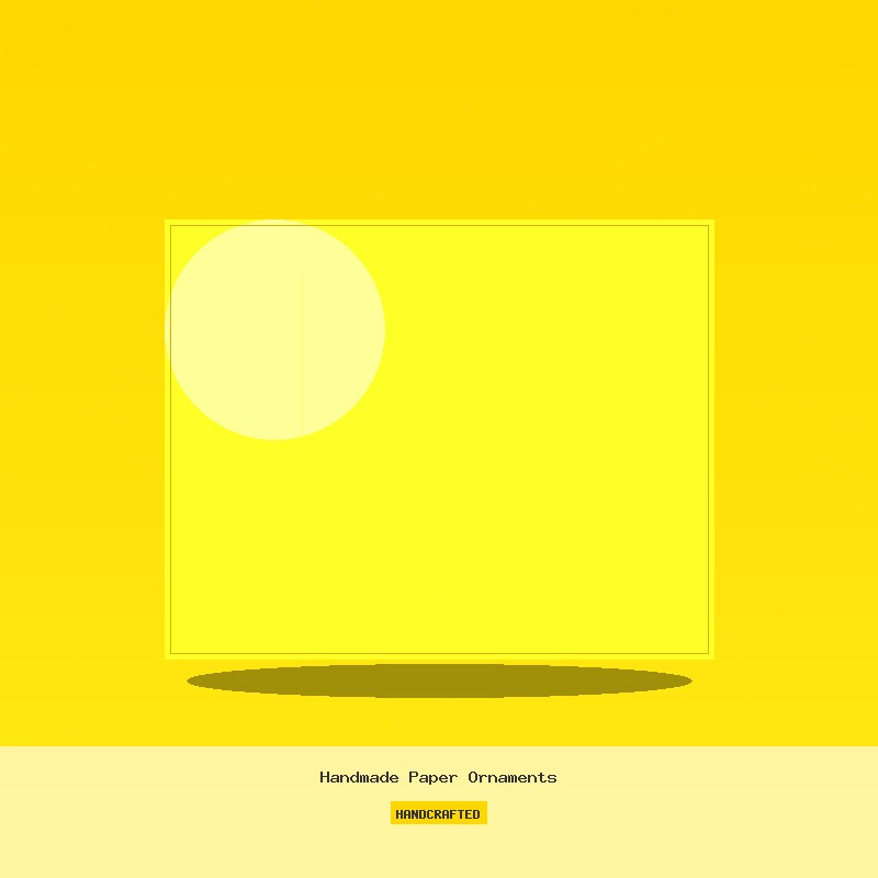 Handmade Paper Ornaments