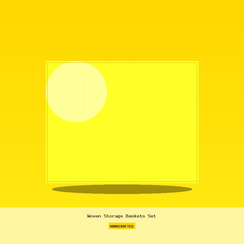 Woven Storage Baskets Set